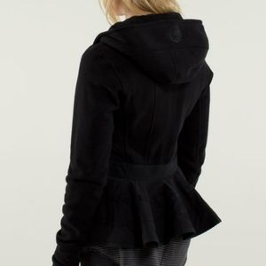 Lululemon Ruffled Up Scuba Hoodie Black *SE